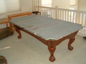 Proper pool table moving process in Cleveland Ohio